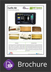 NDT Systems Curlin Air | Air Coupled Ultrasonic Flaw Detector & Bond Tester Brochure Button