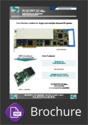 Socomate PCRCPP Ultrasonic PC Card Brochure Button