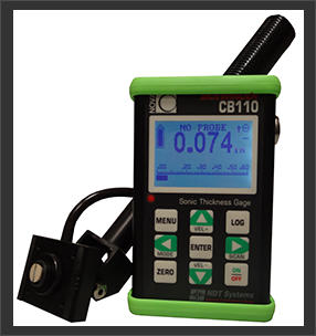 CB110 Sidewinder Sonic Thickness Gage used for automotive applications