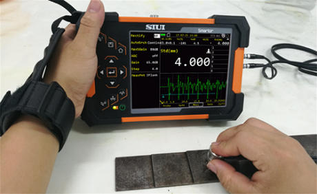 SIUI Smartor Thickness Measurement on a step block