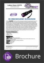 Labino Nano UV 375 UV LED Torch Brochure Button