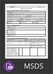 Ultrasonic couplant / gel - UltraGel II - MSDS Material Safety Data Sheet