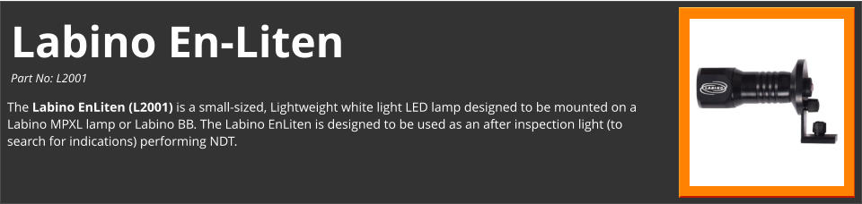 Labino EnLiten White Light LED After Inspection Light